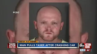 Florida man accused of using Taser to stun driver in road rage incident