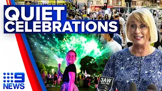 COVID-19 and heatwave subdue Melbourne NYE celebrations | 9 News Australia