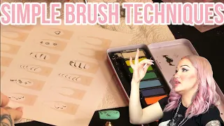 NAIL TRAINING COURSE BASICS - BRUSH TECHNIQUES