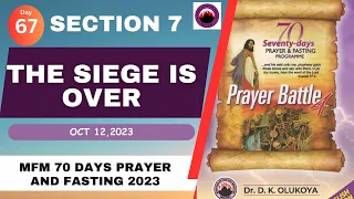 MFM 70 DAYS PRAYER AND FASTING SECTION 7 DAY 67