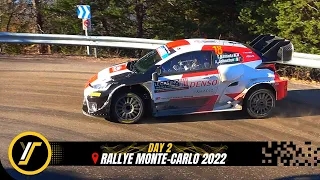 WRC Rallye Monte-Carlo 2022 - DAY 2 | #WRC | Show & Maximum Attack