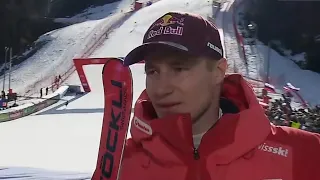 Ski Alpin Men's giant Slalom II 1.run - Kranjska Gora Highlights