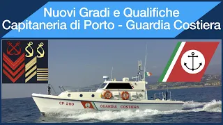 Gradi e Qualifiche Guardia Costiera Italiana (Dal 2018)