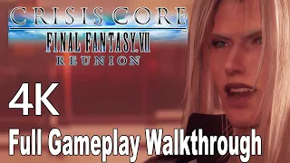 Crisis Core Final Fantasy 7 Reunion Full Gameplay Walkthrough [4K]