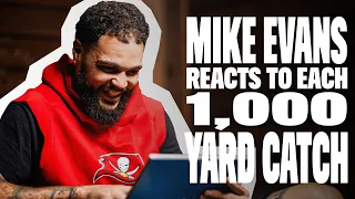 Mike Evans Reacts to Each 1,000 Yard Catch