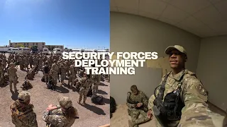 AIR FORCE Security Forces Deployment Training VLOG (RAW + UNEDITED) 27 DAYS!