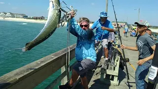 9-28-21 - Justin with a 32.7 pound King Mackerel - Seaview Fishing Pier