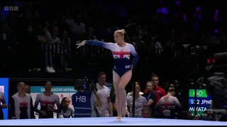 Ruby Evans FX TF 2023 World Gymnastics Championships Antwerp. 13.233 (5.4D)