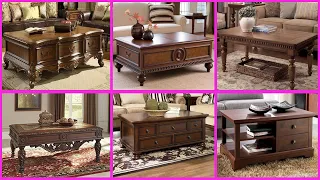 70+ Wooden Center/Coffee/Tea Table Designs 💐💐💐 Exclusive Center Table #table #coffeetable #Designs👍👍