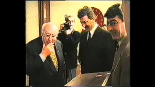 Bir Grup çevre ilçe belediye başkanı merhum Cumhurbaşkanı Süleyman Demirel'e Ziyaret- 2 Mart 2000