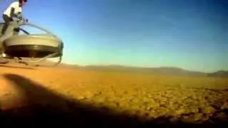 aeroflex hovercraft bike is the Future Star Wars Bike Tested in Mojave Tandem Duct  HD Video