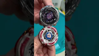 Diablo Nemesis VS Meteo L-Drago hand spin #beyblade #matelmaster #masterfury #diablonemesis #ldrago