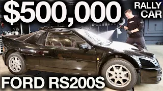 Ford RS200S Full Detail Of Insane Rally Car Legend! $500,000 Group B Rally Car Paint Restoration