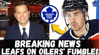 MAPLE LEAFS STRIKE BACK OILERS FUMBLE OPENS DOOR! | TORONTO MAPLE LEAFS NEWS TODAY