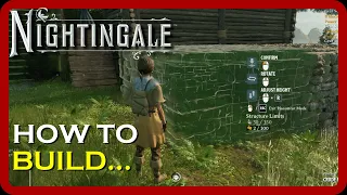 Basics of BUILDING (Nightingale How To)