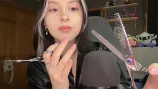 ASMR FAST Haircut, Cranial Nerve Exam & Makeup Roleplay 🤍 3 in 1 (4K)