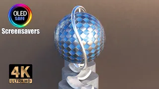 Sphere Balls Screensaver - 10 Hours - 4K - OLED Safe