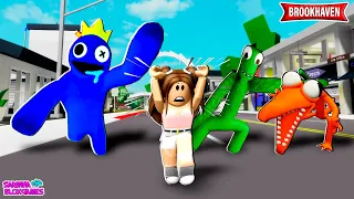 OS RAINBOW FRIENDS EM BROOKHAVEN 🏡 RP | Roblox