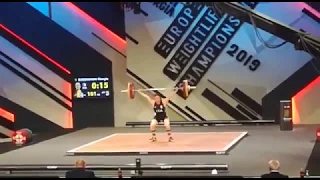 Europei Seniores Batumi 2019 - BORDIGNON 101 KG di Strappo | BRONZO