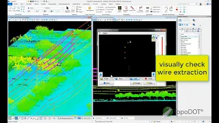 Powerline Extraction Example using TopoDOT and MicroStation