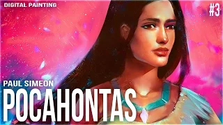 Painting Pocahontas | Disney | Paul Simeon [Digital Painting]