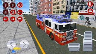 Fire Truck Driving Game 2020 - Emergency Rescue Simulator #23 - Android GamePlay