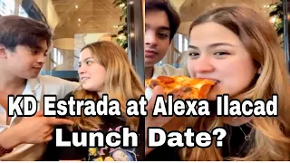 KD Estrada and Alexa Ilacad Lunch Date?