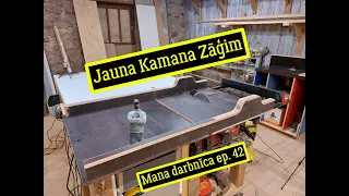 Divdaļīga zāģa kamana! / Sniegs! / Mana darbnīca ep. 42