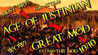 AGE OF JUSTINIAN: A FANTASTIC BYZANTINE EMPRIE MOD FOR ATTILA! WOW MUST TRY! 10/10! GREAT MOD!