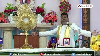 Eucharistic  Adoration by Rev.Fr Albert@Don Bosco Shrine,Ayanavaram,Chn. 03-12-17