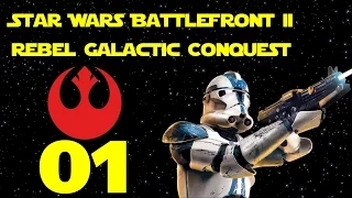 Star Wars Battlefront 2 Birth of the Rebellion Galactic Conquest #1