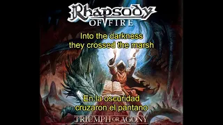 Rhapsody - The Mystic Prophecy Of The Demonknight (Lyrics & Sub. Español)