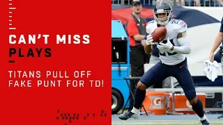 Titans Pull Off Fake Punt Pass for TD! 🚨TRICK PLAY ALERT🚨