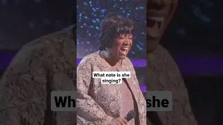 Patti Labelle's soprano note