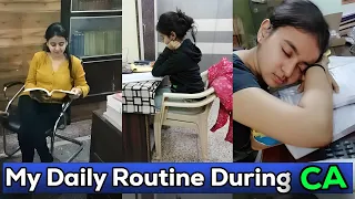 My Daily Routine During CA Exams  | Air 01 Strategy  | CA Nandini Agrawal