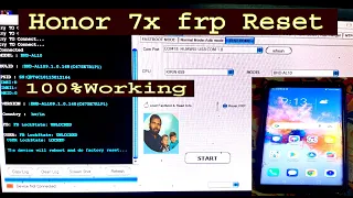 honor 7x frp Unlock by halab tech tool 100% working