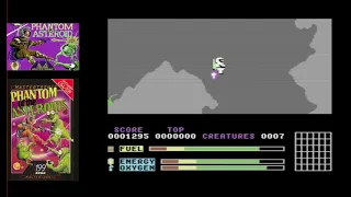 Phantoms of the Asteroid Game with 3 NAMES and POKEs! (Commodore 64)