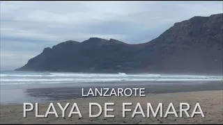 Playa De Famara, Lanzarote (4K)