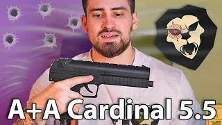 PCP пистолет A+A Cardinal 5.5 мм (УСМ двойного действия, Пулевой) видео обзор