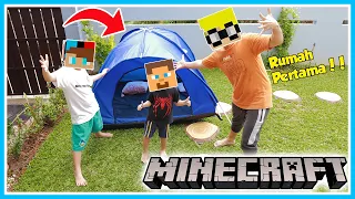 BANG CUPU MIKOCIL DAN MIKACIL MAIN MINECRAFT IN REAL LIFE!! #CUMIVLOG