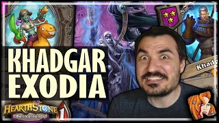 KHADGAR EXODIA FIRST ATTEMPT! - Hearthstone Battlegrounds