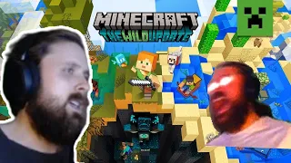 Forsen Reacts to The Wild Update: Craft Your Path – Official Minecraft Launch Trailer
