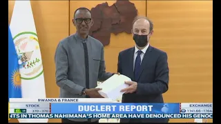 President Kagame receives Duclert Report