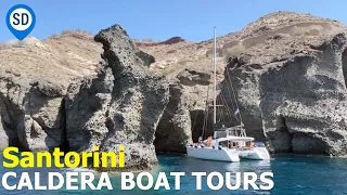 Santorini Boat Tours of The Caldera & Volcano