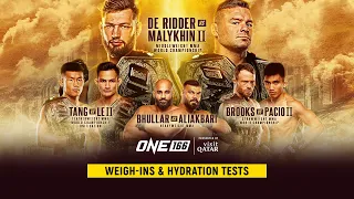 ONE 166: Qatar | Weigh-Ins & Hydration Tests