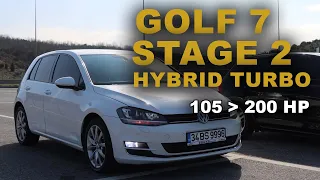 Golf 7 Stage 2 | What is Hybrid Turbo? | How Many Hp Does Hybrid Turbo Give?