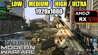 RX 570 | Call Of Duty: Modern Warfare - 1080p - All Settings