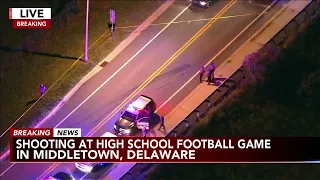 1 person shot at high school football game