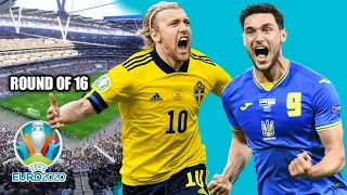 Swedia vs Ukraina highlight - UEFA EURO 2020 1/8 Final - gameplay eFootball