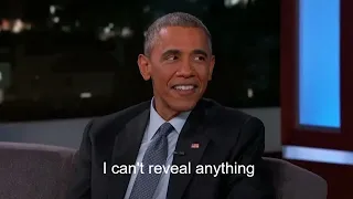 Obama talking about aliens compilation